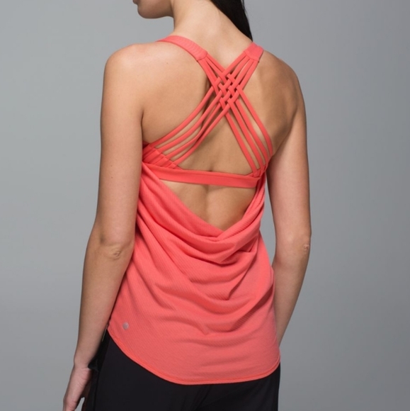 Lululemon Wild Tank - Atomic Red / Parfait Pink